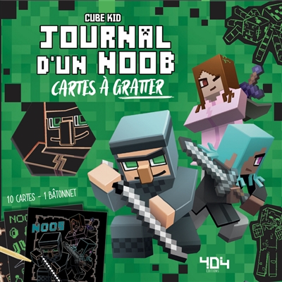 Journal d'un noob : cartes à gratter | Cube Kid