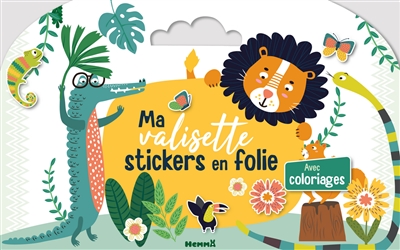 Ma valisette stickers en folie : animaux : avec coloriages | 