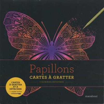 Papillons -Cartes A Gratter | collectif