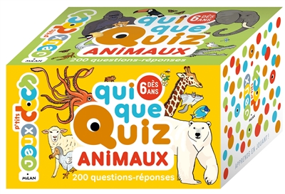 Quiquequiz animaux : 200 questions-réponses | Enfants 5–9 ans 