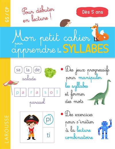 Mon petit cahier pour apprendre les syllabes | Gauduel, Catherine
