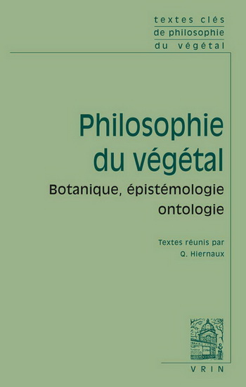 Textes clés de philosophie du végétal | 
