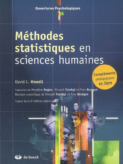 Méthodes statistiques en sciences humaines | Howell, David C.