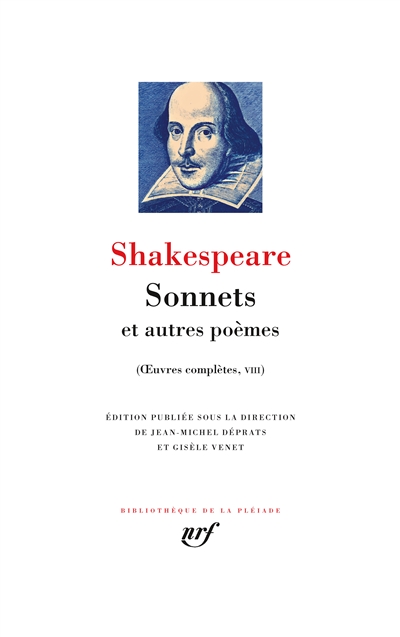 Oeuvres complètes T.08 - Sonnets et autres poèmes | Shakespeare, William