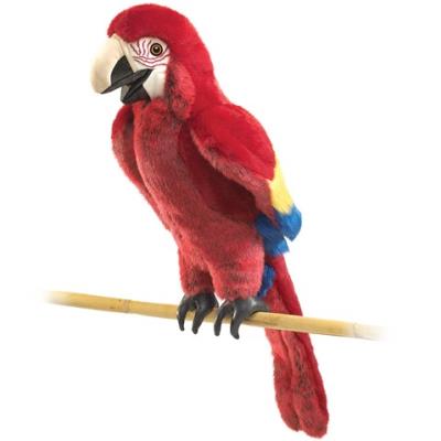 Marionnette - Scarlet Macaw | Peluche et marionnette
