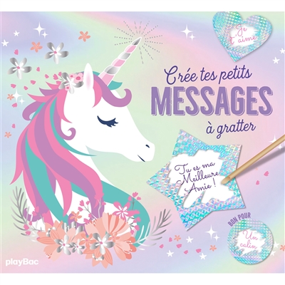 Licornes : crée tes petits messages à gratter | 
