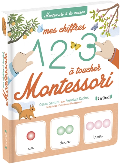 Mes chiffres à toucher Montessori | Santini, Céline