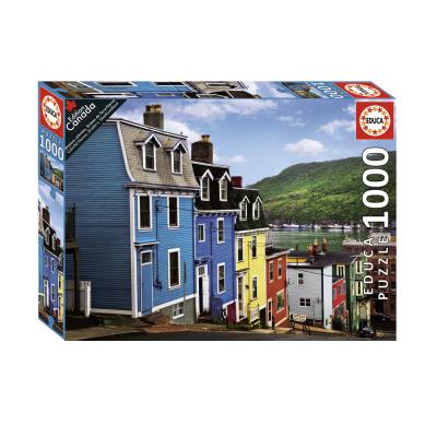 Casse-tête 1000 - Ed. Canada - Maisons colorées, St-Jean de Terre-Neuve | Casse-têtes