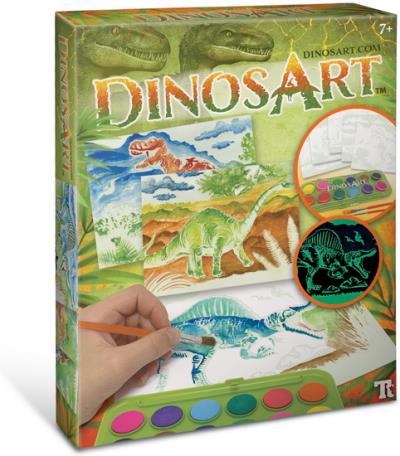Dinosart - Aquarelle magique | Dessin/coloriage/peinture