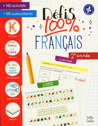 Défis 100% français - 2e année | Collectif