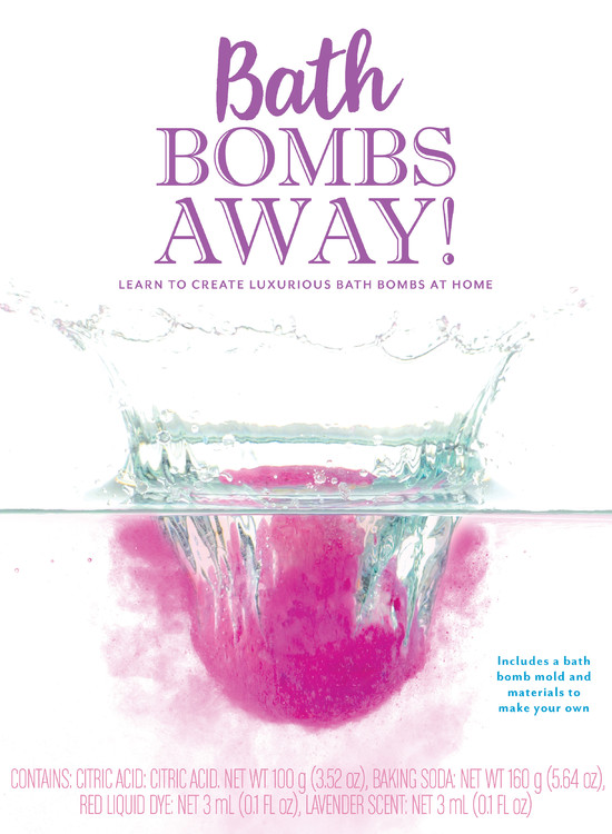 Bath Bombs Away! : Learn to Create Luxurious Bath Bombs at Home - Includes a bath bomb mold and materials to make your own | Poteet, Elizabeth