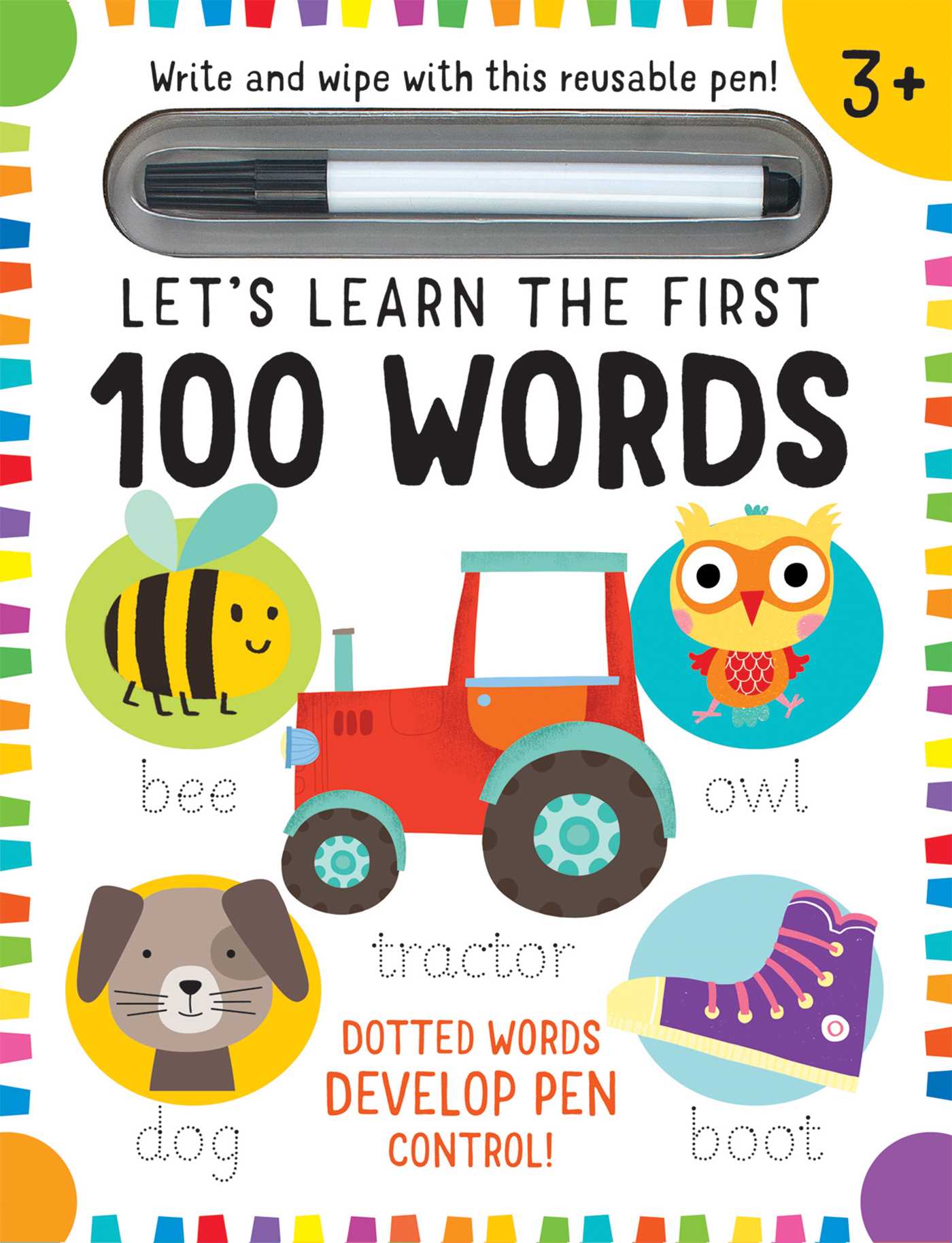 Let's Learn: First 100 Words (Write and Wipe) | Insight Editions