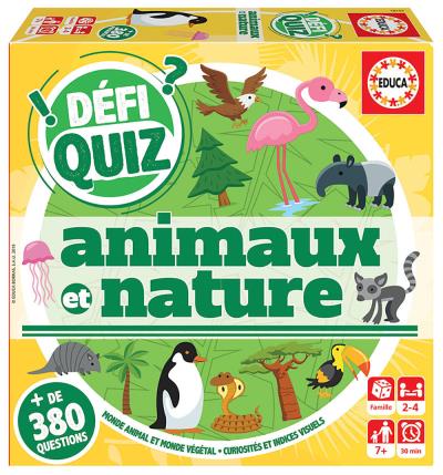 Défi Quiz - Animaux et Nature | Jeux éducatifs
