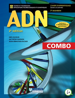 ADN ST-ATS, 2e édition - Secondaire 3 - COMBO |  Inés Escrivá, Jacynthe Gagnon, Jean-Sébastien Richer