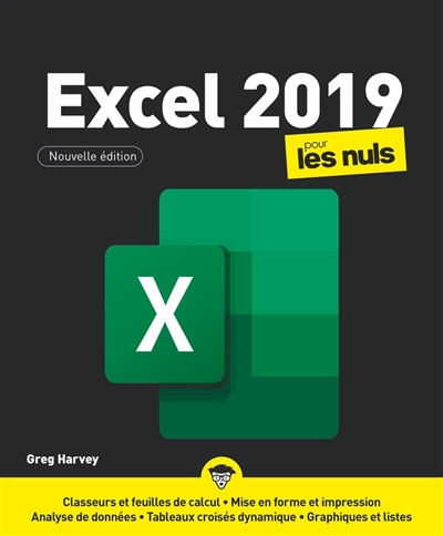 Excel 2019 pour les nuls | Harvey, Greg