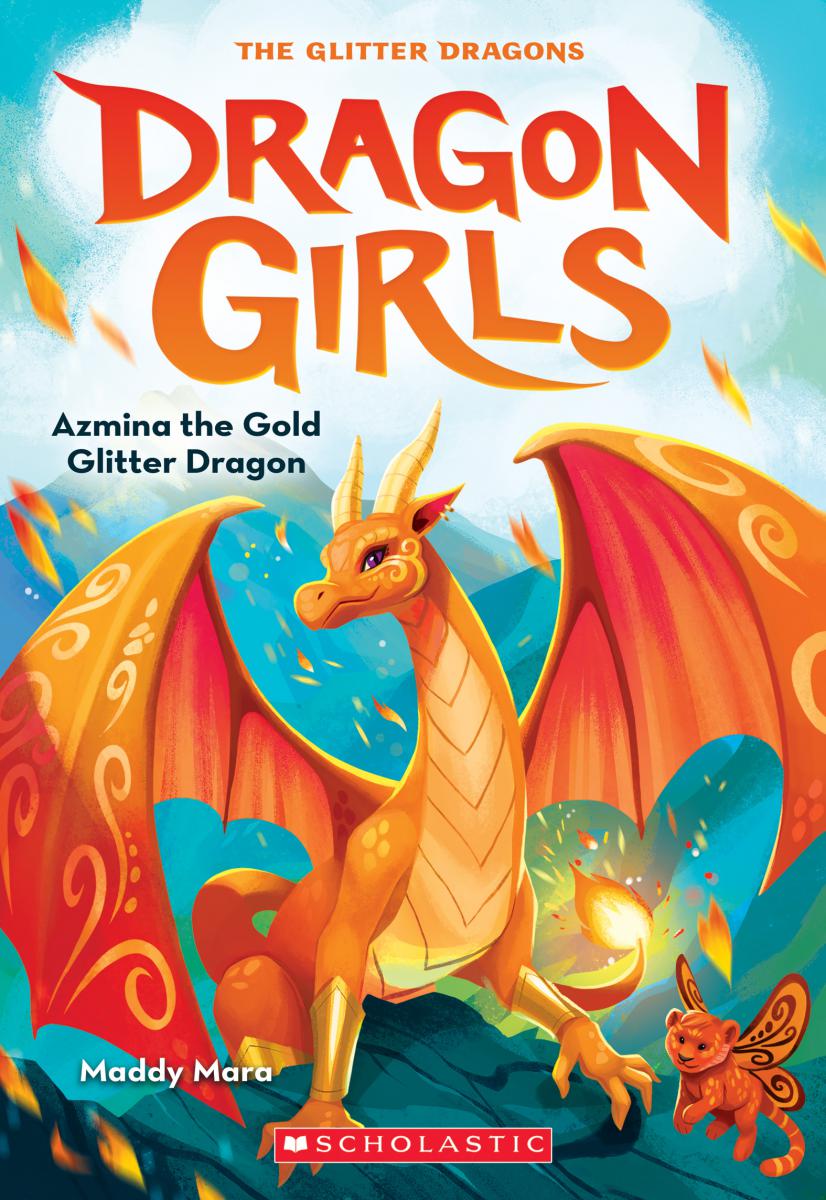 Dragon Girls T.01 - Azmina the Gold Glitter Dragon  | Mara, Maddy