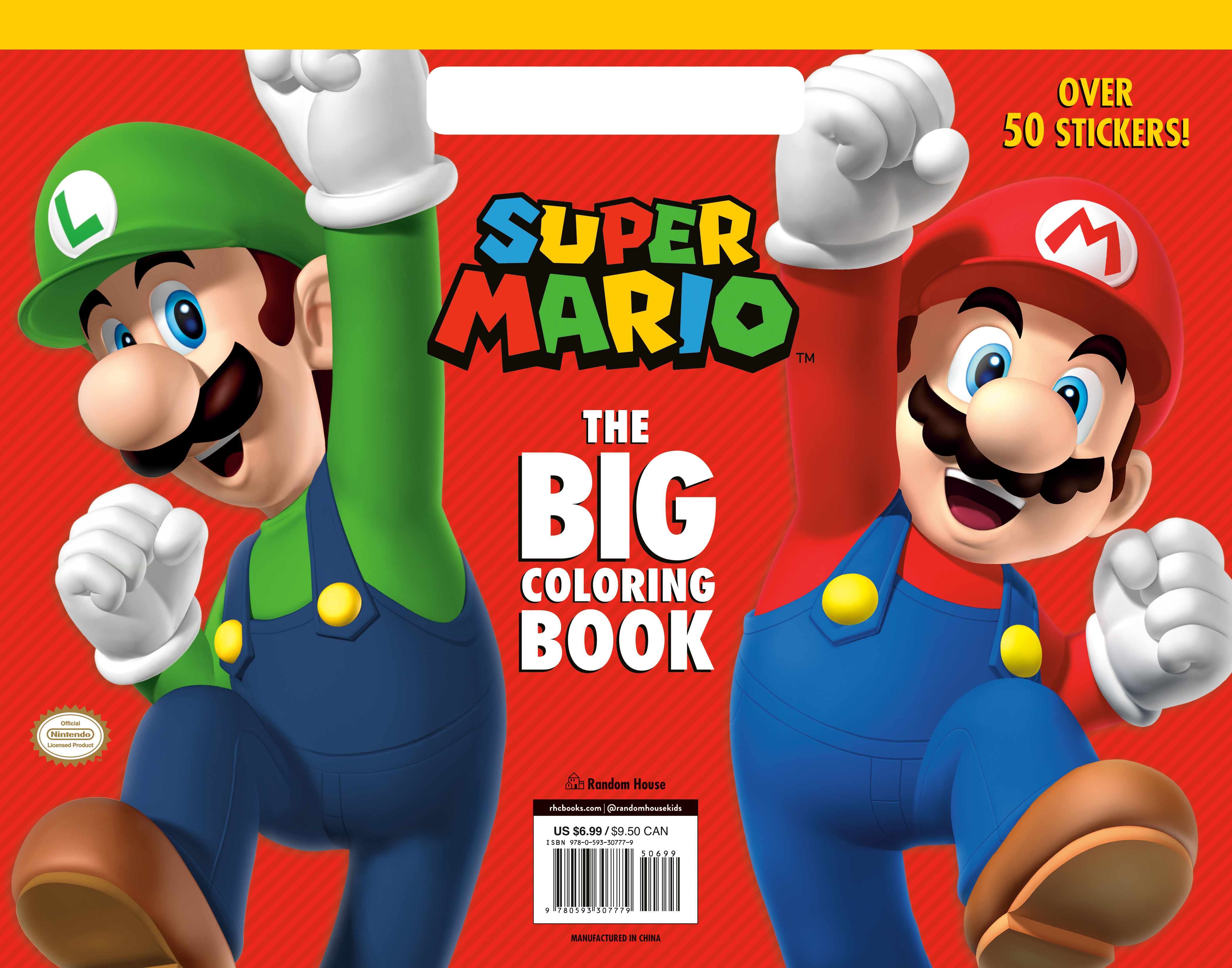 Super Mario: The Big Coloring Book  | 