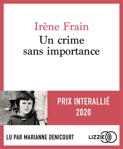 AUDIO - Un crime sans importance | Frain, Irène