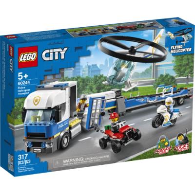 LEGO : City - Le transport de l'hélicoptère de la police (Police Helicopter Transport) | LEGO®
