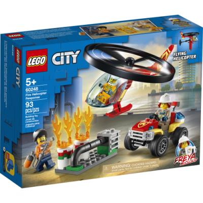 LEGO : City - L'intervention de l'hélicoptère des pompiers (Fire Helicopter Response) | LEGO®