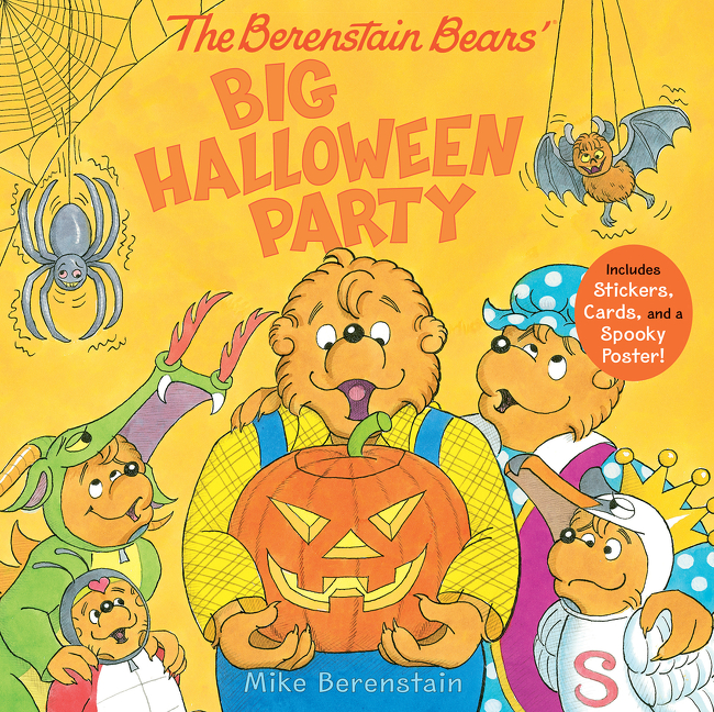 The Berenstain Bears’ Big Halloween Party : Includes Stickers, Cards, and a Spooky Poster! | Berenstain, Mike