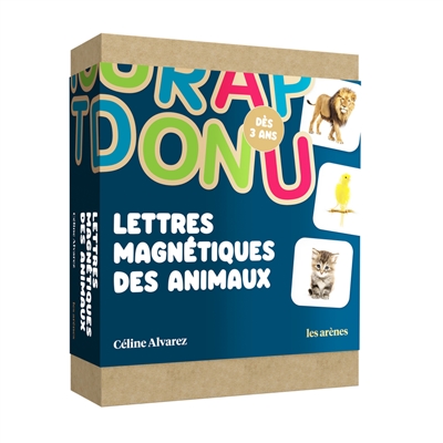 Lettres magnétiques des animaux | Français