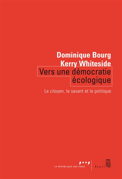 Vers une démocratie écologique | Bourg, Dominique