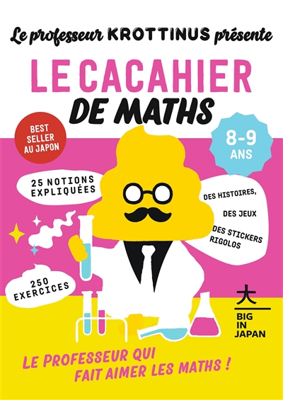 cacahier de maths, 8-9 ans (Le) | Nishio, Marcia