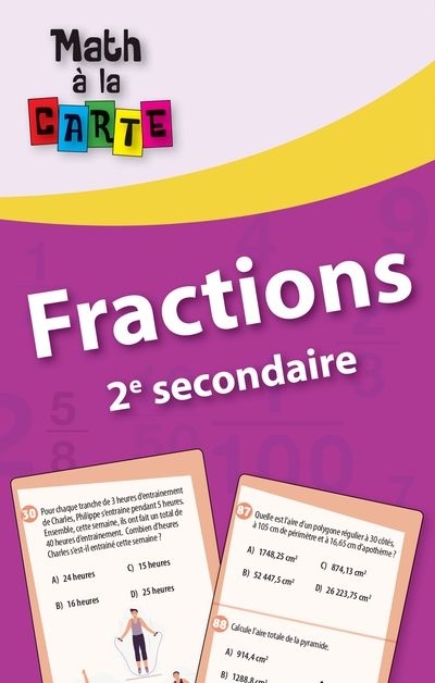 Fractions, 2e secondaire | Chartrand, Marie