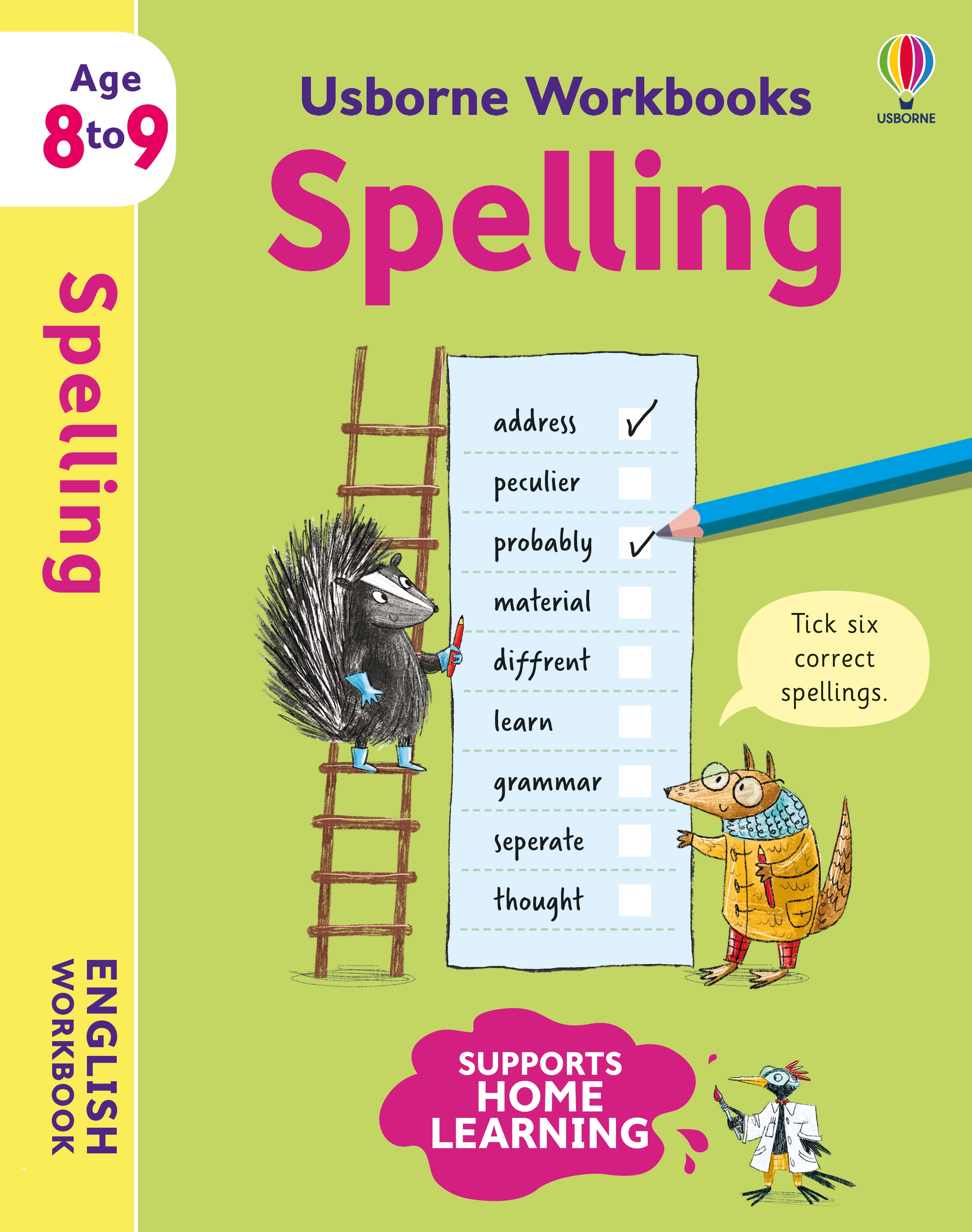 Usborne Workbooks Spelling 8-9 | Bingham, Jane