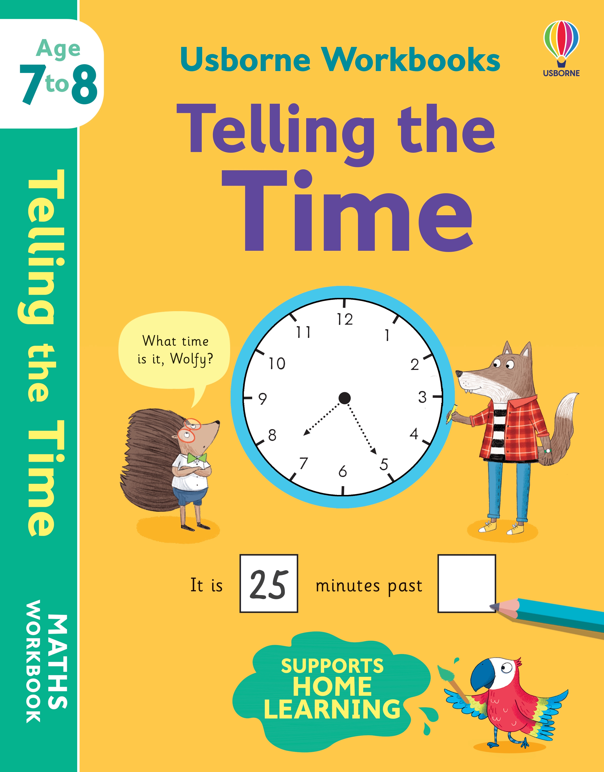 Usborne Workbooks Telling the Time 7-8 | Bathie, Holly