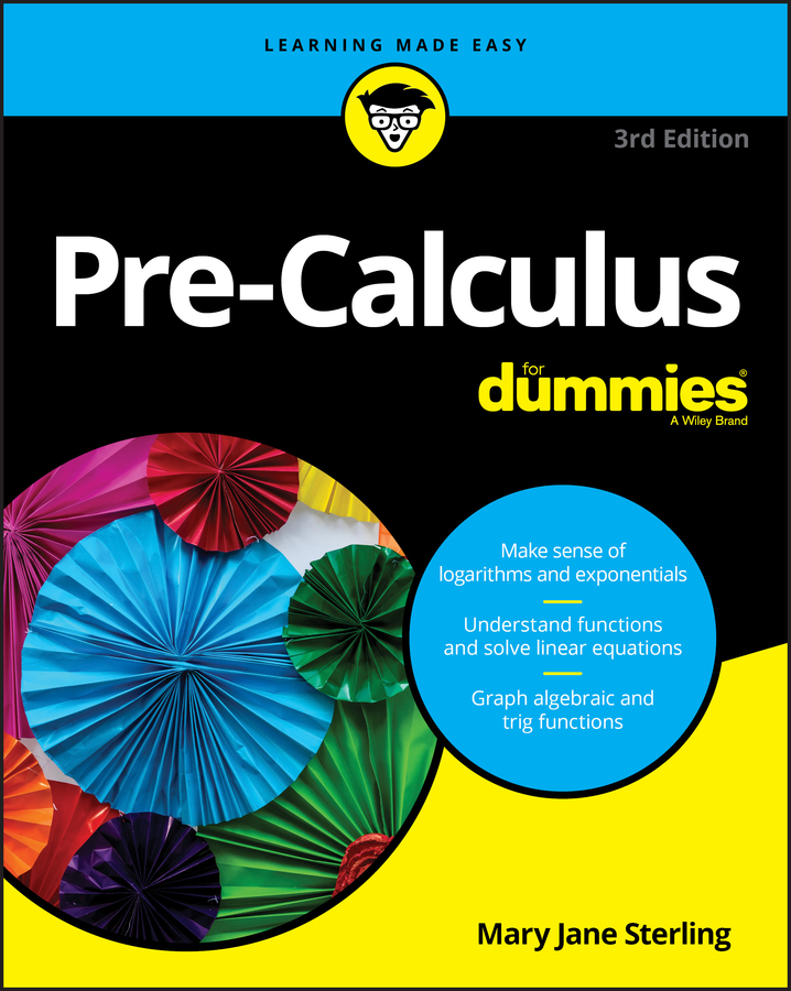 Pre-Calculus For Dummies | Sterling, Mary Jane