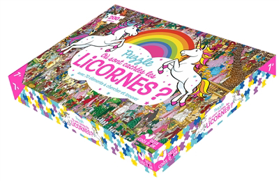 Où sont cachées les licornes ? : puzzle : avec 70 éléments à chercher et trouver | Casse-têtes