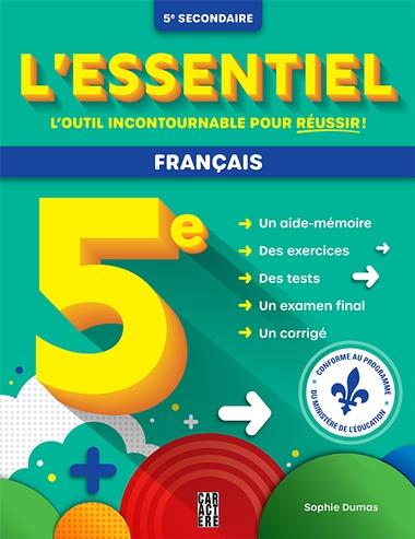 L'essentiel 5e secondaire - Français - Nouvelle édition | Dumas, Sophie