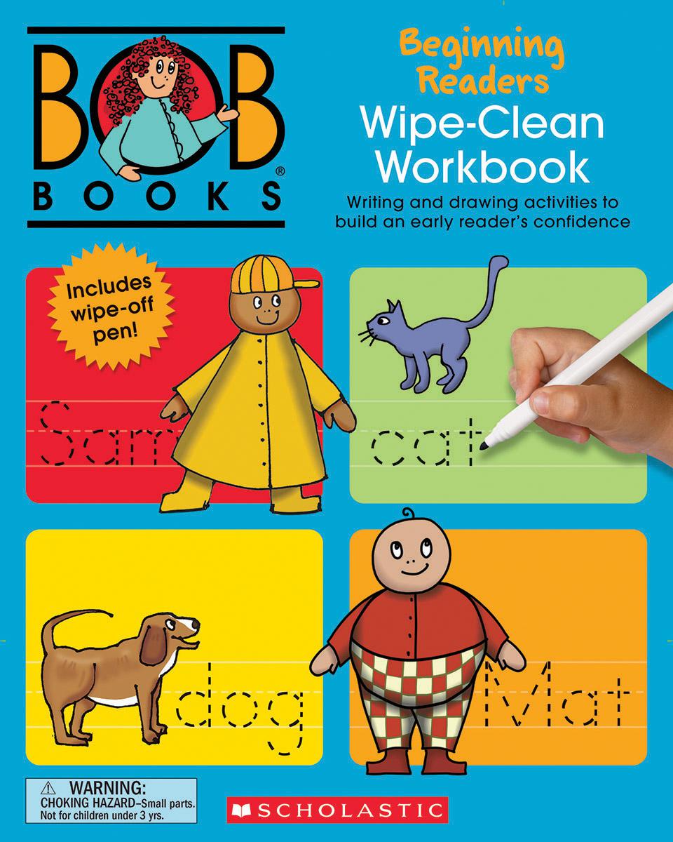Bob Books - Wipe-Clean Workbook: Beginning Readers | Phonics | Kertell, Lynn Maslen