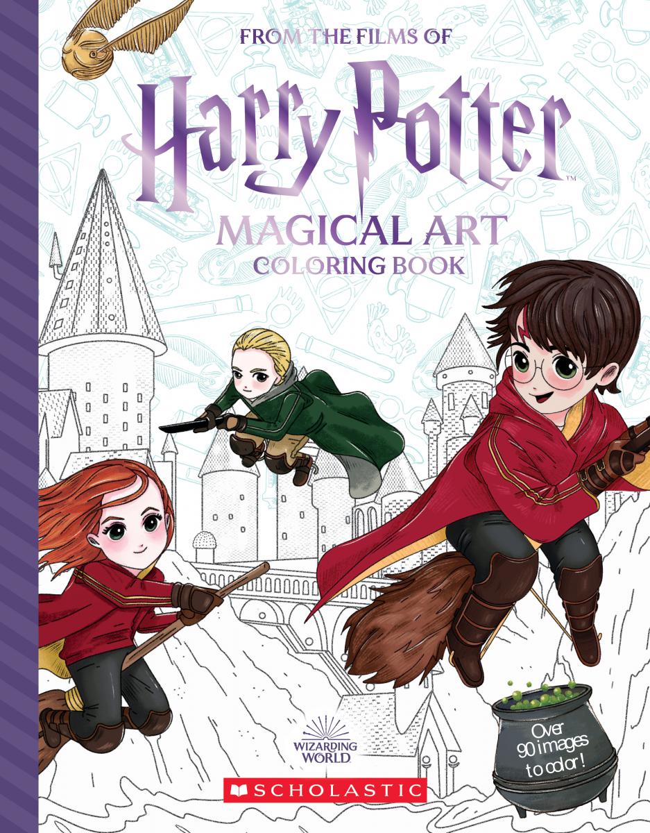 Magical Art Coloring Book - Harry Potter | Tobacco, Violet