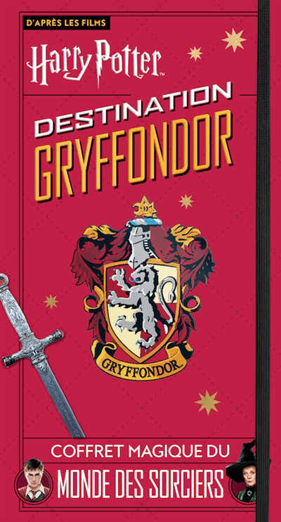Destination Gryffondor : d'après les films Harry Potter : coffret magique du monde des sorciers | 