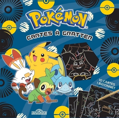 Pokémon : cartes à gratter Pikachu et les starters de Galar | 
