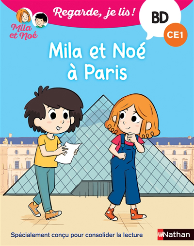 Regarde, je lis !  - Mila et Noé à Paris  BD | 