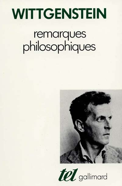Remarques philosophiques | Wittgenstein, Ludwig