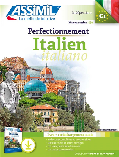 Perfectionnement italien : indépendant, niveau atteint C1 : 1 livre + 1 téléchargement audio | Benedetti, Federico