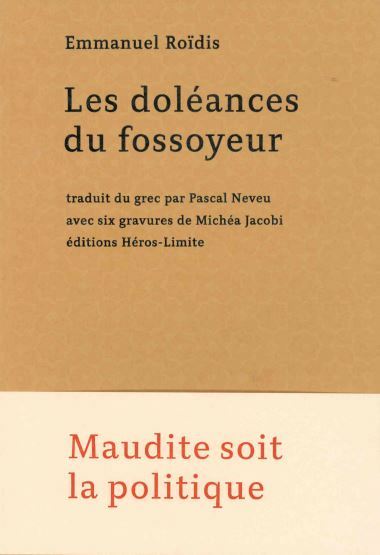doléances du fossoyeur (Les) | Roïdis, Emmanuel D.
