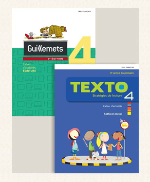 Combo des cahiers d’activités Guillemets 4, 3e éd. et Texto 4 + Ensembles numériques – ÉLÈVE (12 mois) | 