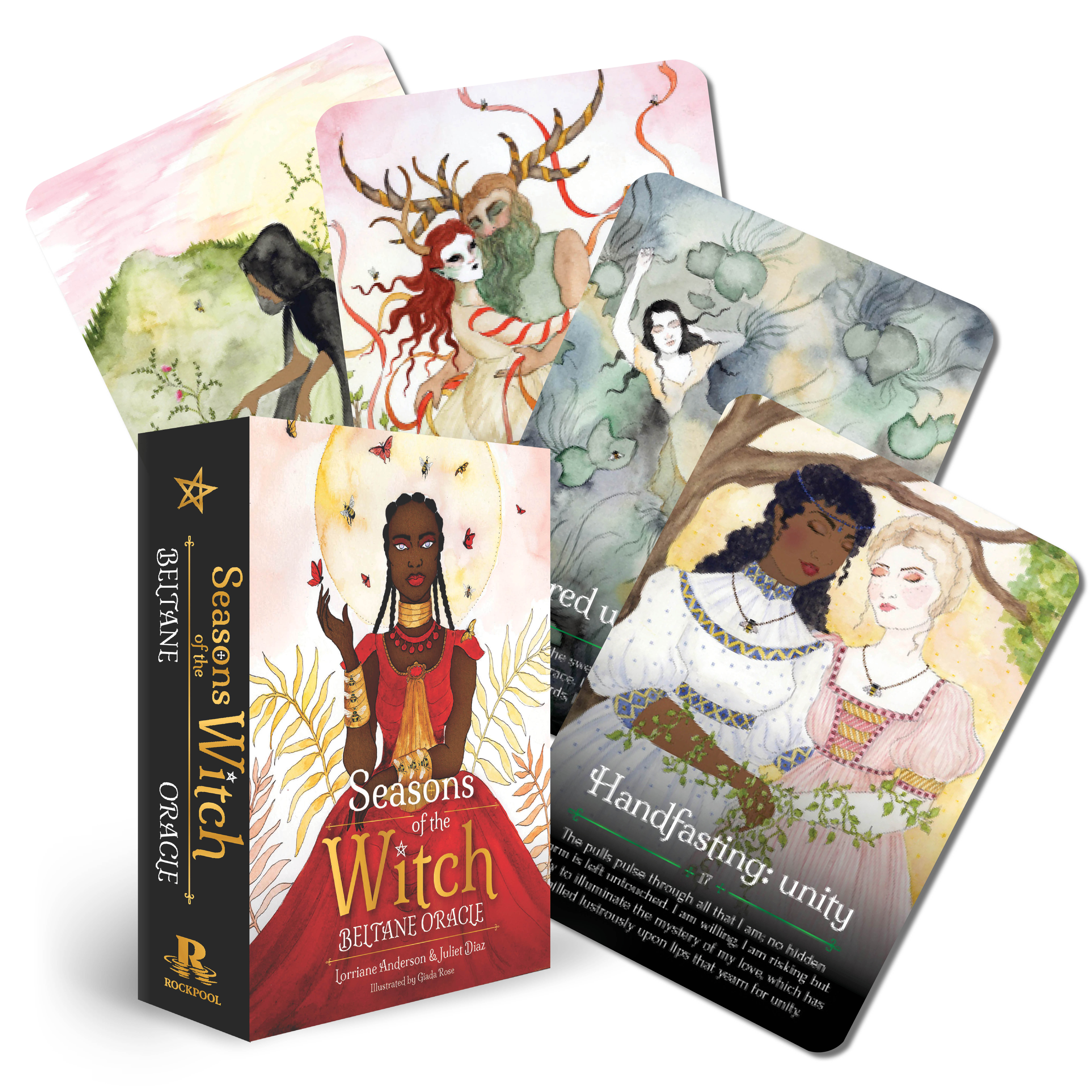 Seasons of the Witch – Beltane Oracle : 44 gilded-edge cards and 144 page book | 