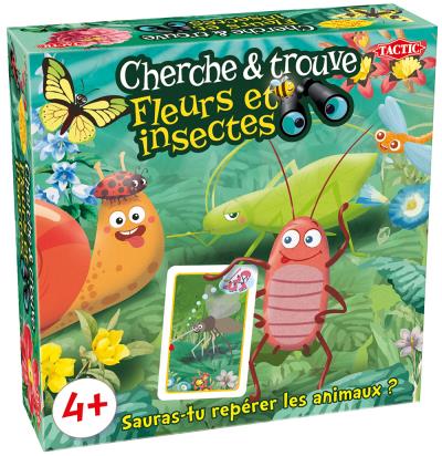 Tactic - Jeu Cherche et trouve Fleurs et insectes Version française | Logique
