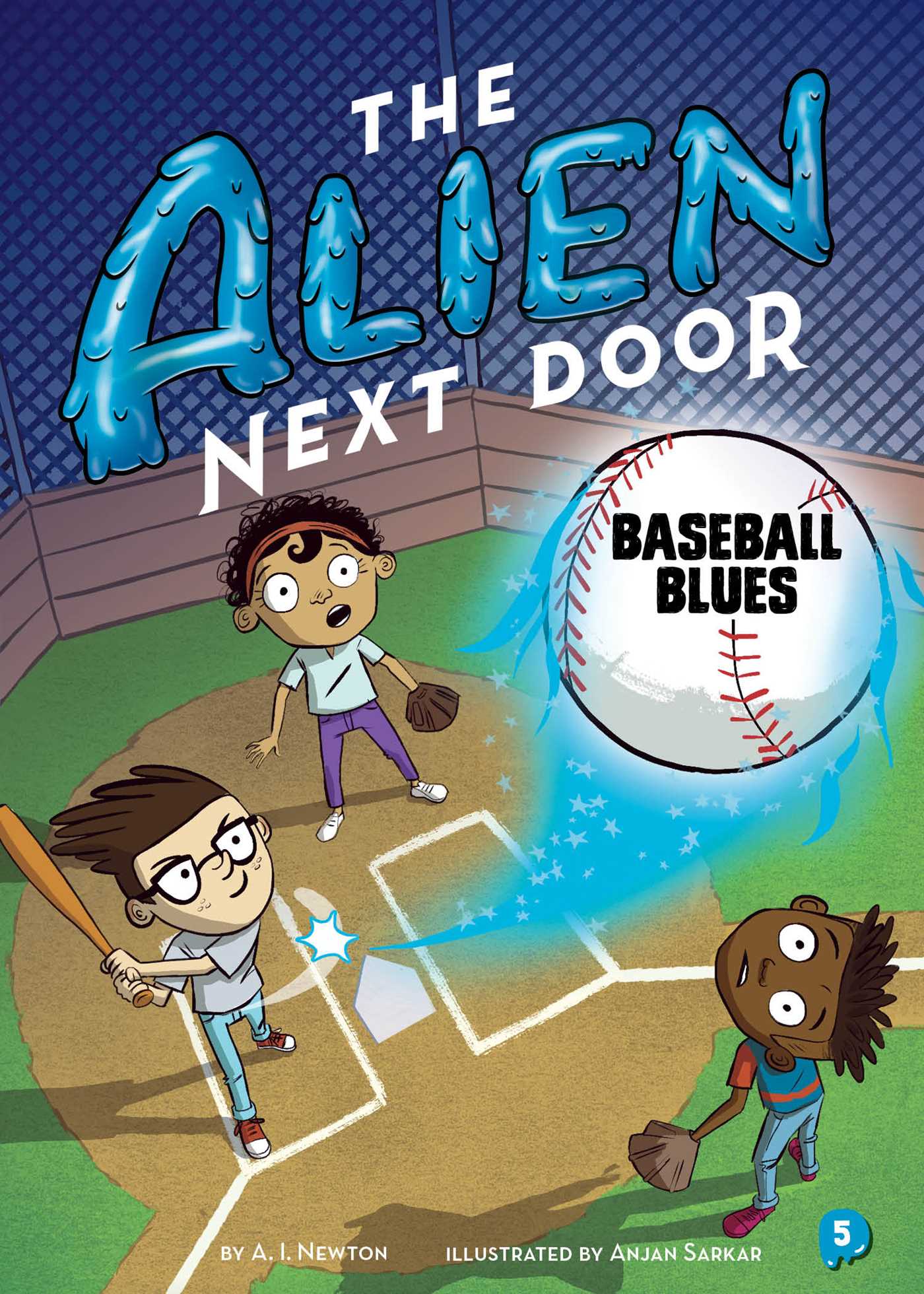 The Alien Next Door T.05 - Baseball Blues | Newton, A.I.