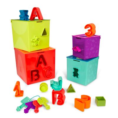 Battat - Cube d'activités "Lock & Learn" | Sensoriel et moteur