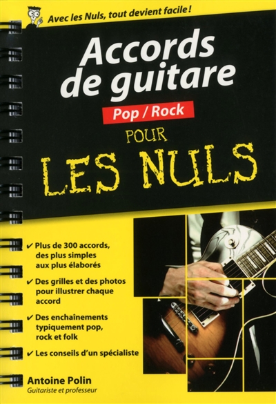 Accords de guitare pop-rock pour les nuls | Polin, Antoine