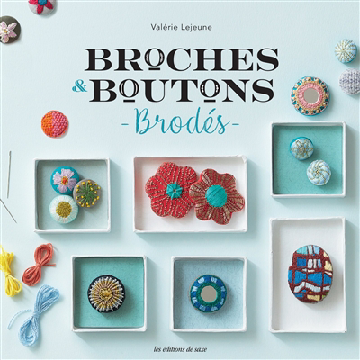 Broches & boutons brodés | Lejeune, Valérie