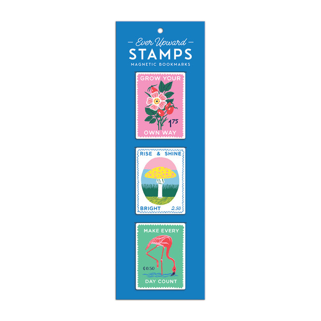 Ever Upward Stamps Shaped Magnetic Bookmarks | Papeterie fine